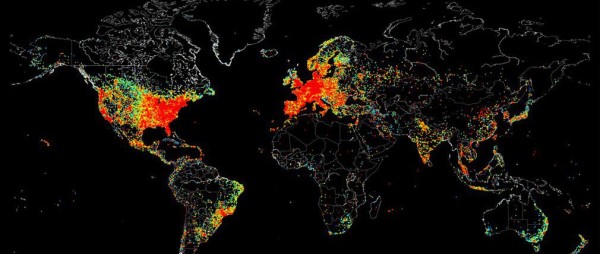 repartition internet dans le monde